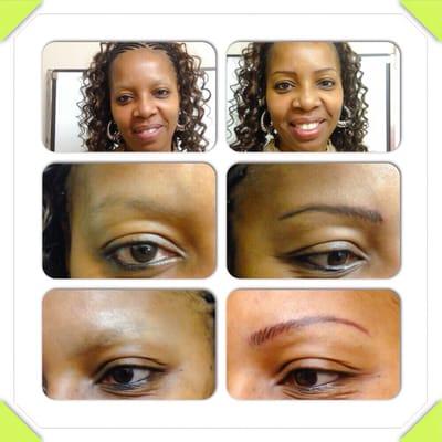 Permanent eyebrows