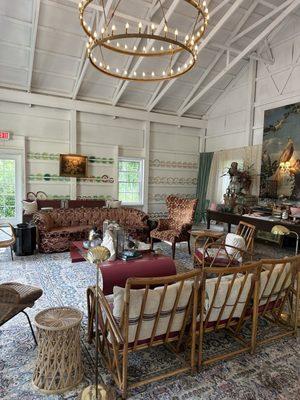 Inside the "White Barn"