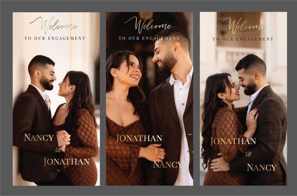 Wedding welcome sign