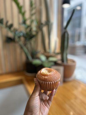 Strawberry cheesecake muffin