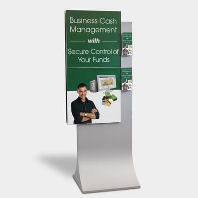 Promo Kiosk - Display posters and brochures