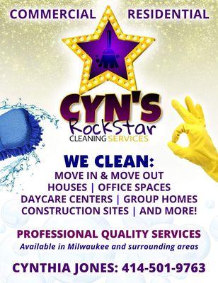 Cyn's Rockstar Cleaning Services