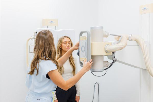 Xrays are taken on the first visit to ensure safety for the patient and to give Dr. Jade the ability to see what is going on in the spine