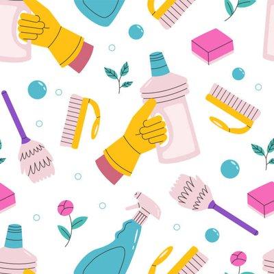 Mother and Daughter Cleaning Crew