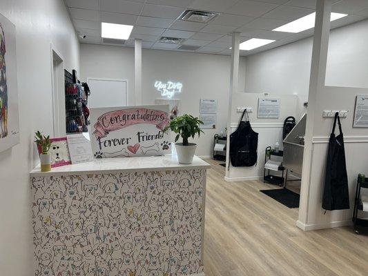 Newly opened self dog wash