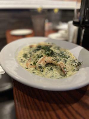 Shrimp pasta