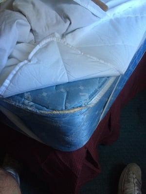 Old ass bed.