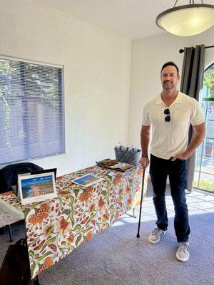 And I'm always thrilled to host an Open House!