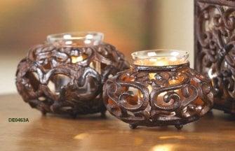 cool cast iron candleholders