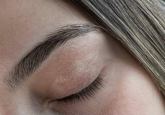 Eyebrow threading