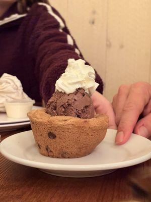 The Lava Cookie (asked for no whipped cream but still came with it)