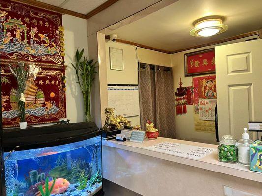 Front desk at The Original Chinese Bodywork