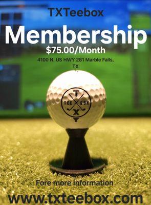 Memberships Available!