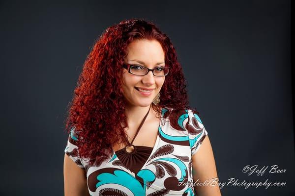 Andrea, in the Studio, at Fairfield Bay Photography
