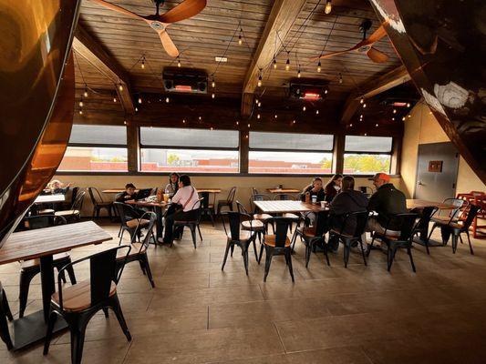 Second floor seating