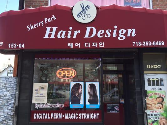 New storefront for their new location: 153-04 Northern Blvd. Flushing, NY 11354
