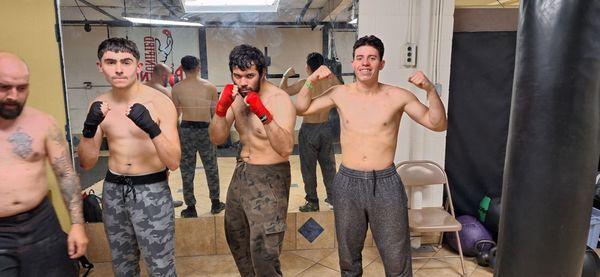 Me and three other teammates