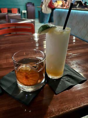 Old Fashioned & Passion Fruit Margarita