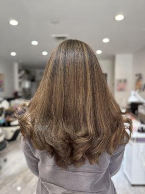 Highlighting and staining of the main tone