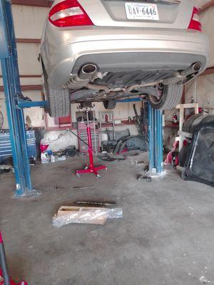 Mercedes driveshaft replacement