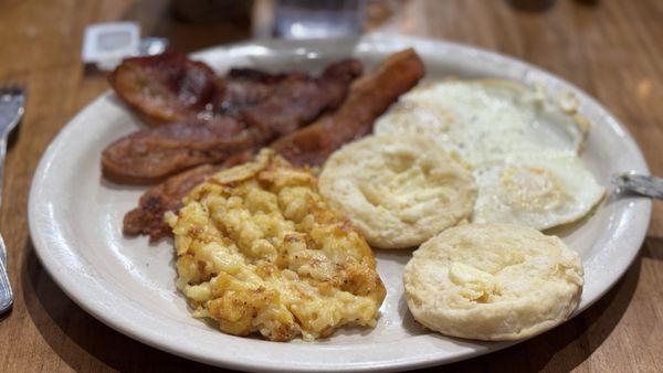 Two eggs breakfast deluxe