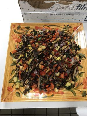 Balsamic roasted vegetables