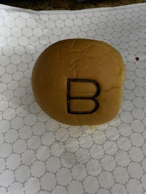 The burger buns that's always branded !!