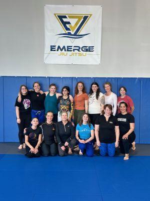 Womens' self-defense class