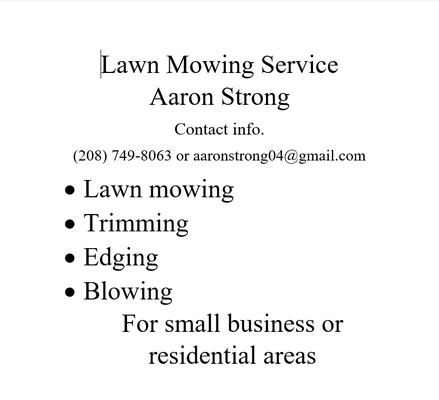 Aaron's Lawn Care
