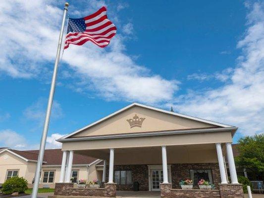 Main Entrance at Kingston Care Center of Fort Wayne
