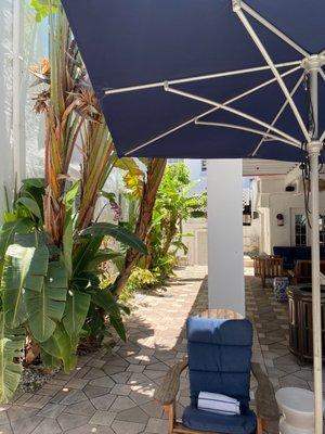 Walk way to the pool