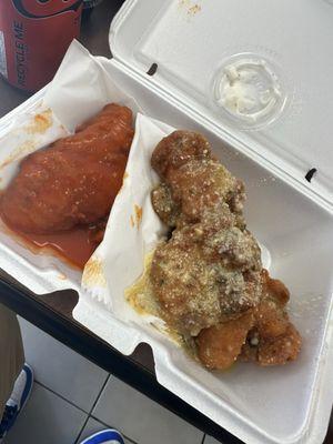 6ct Buffalo and garlic parm