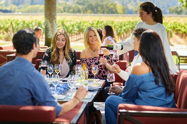 Experience a tasting on our deck