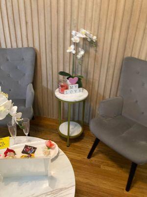 Halloween candy welcome.