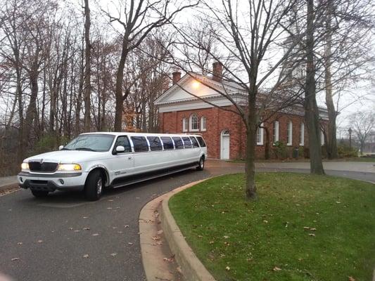 Our 14 Passenger Navigator out for a wedding