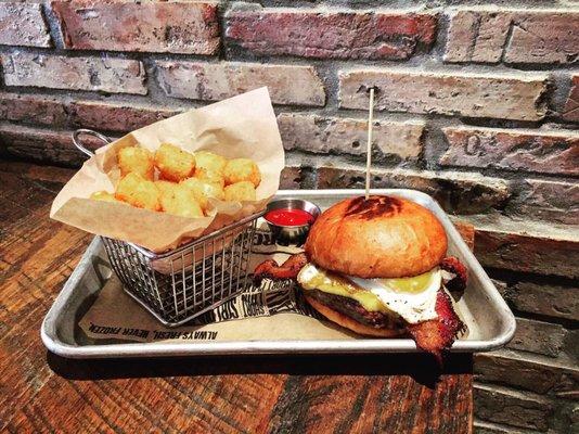 Morning Glory Burger! So tasty!