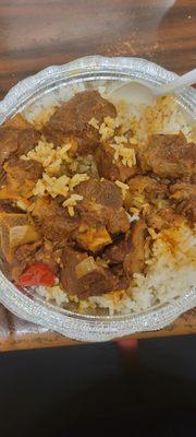 Rice, Beans and Goat