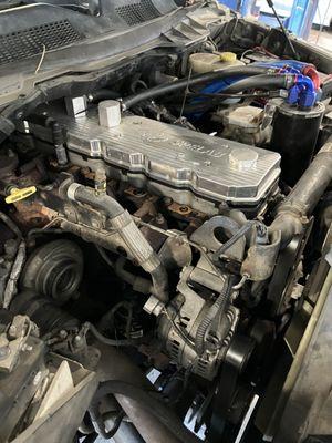 We do some light diesel work