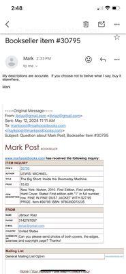 Mark Post Bookseller