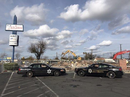 Still cleaning up the remnants of the old building!