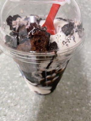 Oreo brownie cupfection