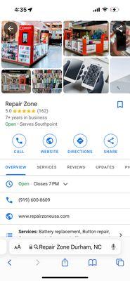 Repair Zone