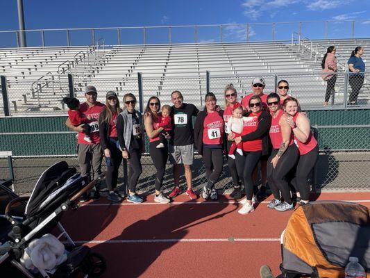 A little fun outside the box. 5k run. Have a Heart for Kids!