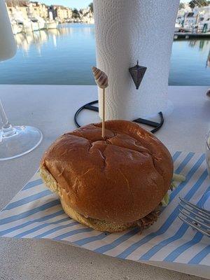 Bbq sandwich special $10 without the chips