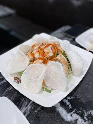 Shrimp and pork salad