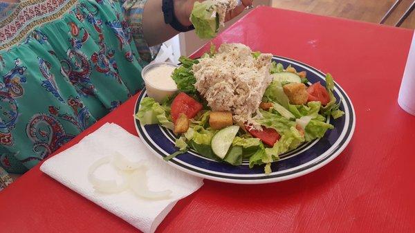 Rob's Deli- Chicken Salad Salad.