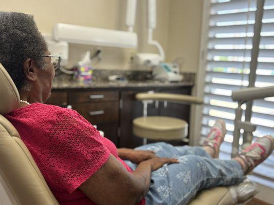 Mom's ready for her appointment 5/5/25