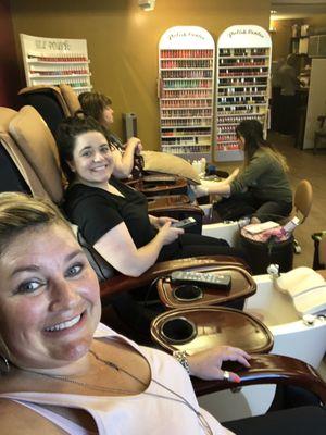 Pedicure with friend!