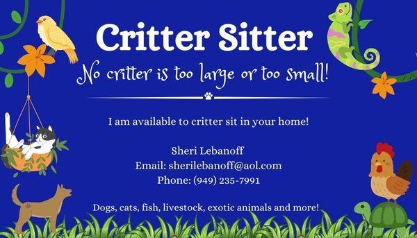 Critter Sitter