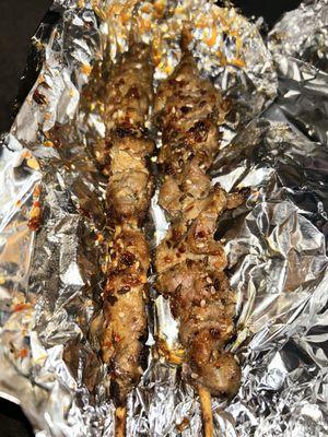 G2. Grilled Lamb Kebabs